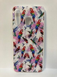 Силиконовая накладка для Samsung Galaxy A20 Цветная (Винил) Силиконовая накладка для Samsung Galaxy A20 Цветная (Винил)