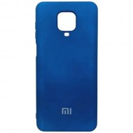 Силиконовая накладка для Xiaomi Redmi Note 9 Pro Dark Blue (Темно-синяя) Силиконовая накладка для Xiaomi Redmi Note 9 Pro Dark Blue (Темно-синяя)