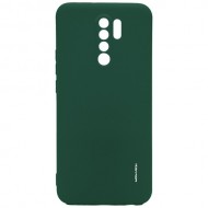 Силиконовая накладка для Xiaomi Redmi 9 Monarch Green (Зеленая)