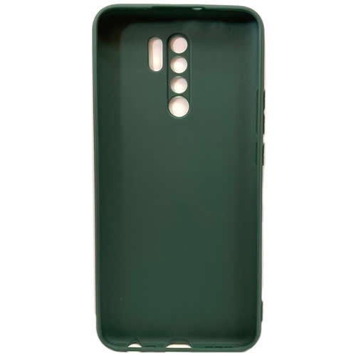 Силиконовая накладка для Xiaomi Redmi 9 Monarch Green (Зеленая)