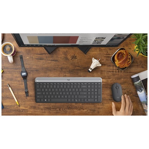 Комплект беспроводной Logitech MK470 Wireless Combo USB Black (Черный) Комплект беспроводной Logitech MK470 Wireless Combo USB Black (Черный)