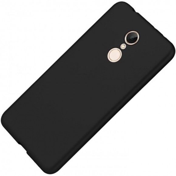 Силиконовая накладка для Xiaomi redmi 5 (черная)