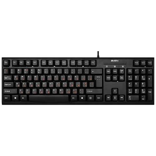Клавиатура SVEN KB-S300 PS/2 Black (Черный) EAC