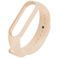 Силиконовый браслет для Xiaomi Mi Band 5 (Светло-бежевый) Силиконовый браслет для Xiaomi Mi Band 5 (Светло-бежевый)