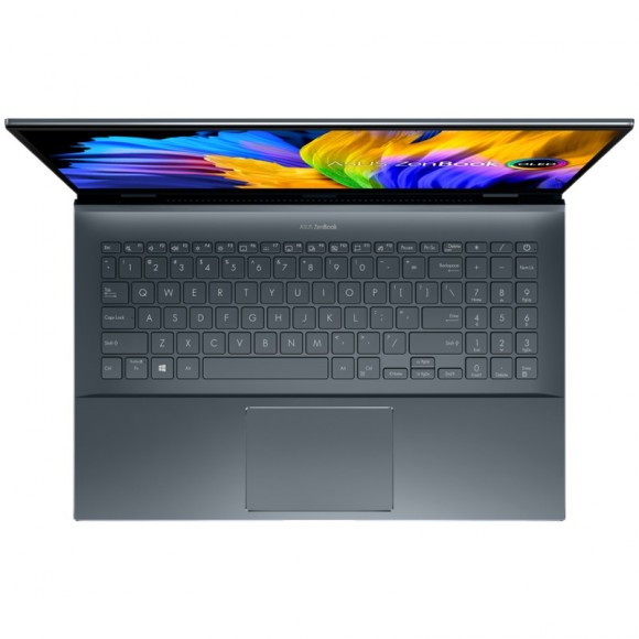 Ноутбук ASUS Zenbook Pro 15" OLED UM535QE-KY191W (AMD Ryzen 7 5800H 3.2 ГГц/15.6"/1920x1080/RAM 16Gb/SSD 512Gb/NVIDIA GeForce RTX 3050 Ti 4Gb/Win 11) Pine Grey (Серый) Ноутбук ASUS Zenbook Pro 15" OLED UM535QE-KY191W (AMD Ryzen 7 5800H 3.2 ГГц/15.6"/1920x1080/RAM 16Gb/SSD 512Gb/NVIDIA GeForce RTX 3050 Ti 4Gb/Win 11) Pine Grey (Серый)