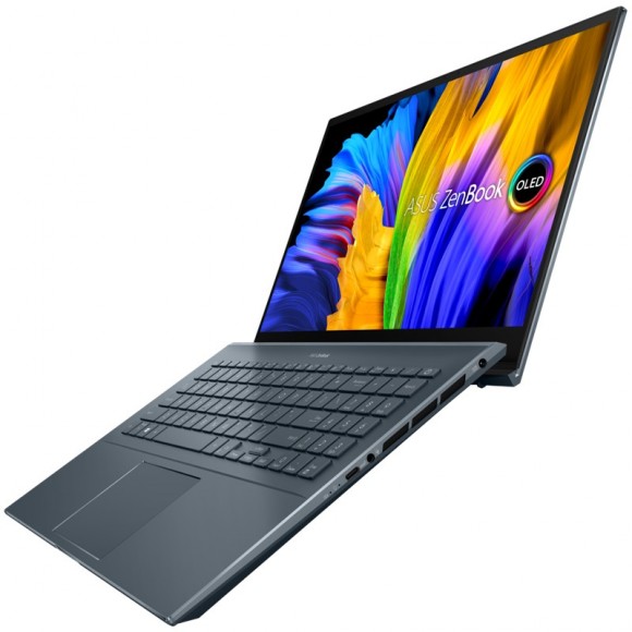 Ноутбук ASUS Zenbook Pro 15" OLED UM535QE-KY191W (AMD Ryzen 7 5800H 3.2 ГГц/15.6"/1920x1080/RAM 16Gb/SSD 512Gb/NVIDIA GeForce RTX 3050 Ti 4Gb/Win 11) Pine Grey (Серый) Ноутбук ASUS Zenbook Pro 15" OLED UM535QE-KY191W (AMD Ryzen 7 5800H 3.2 ГГц/15.6"/1920x1080/RAM 16Gb/SSD 512Gb/NVIDIA GeForce RTX 3050 Ti 4Gb/Win 11) Pine Grey (Серый)