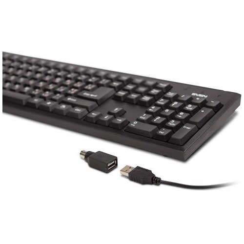 Клавиатура SVEN 303 Standard Power USB+PS/2 Black (Черный) EAC Клавиатура SVEN 303 Standard Power USB+PS/2 Black (Черный) EAC