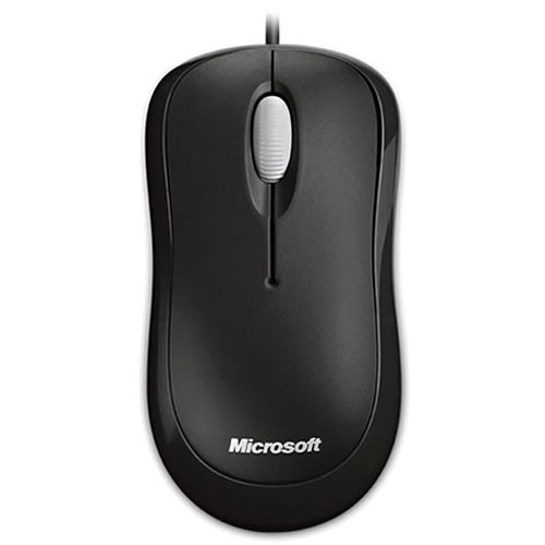 Проводная мышь Microsoft Basic Mouse PS2/USB оптическая (4YH-00007) Black (Черная)
