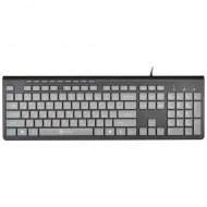 Клавиатура Oklick 480M Slim Multimedia USB Black/Grey (Черная)