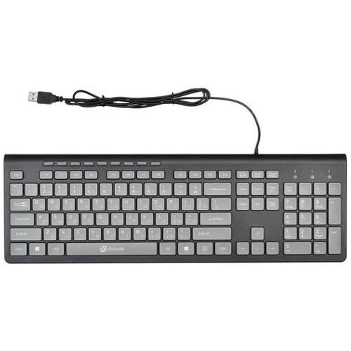 Клавиатура Oklick 480M Slim Multimedia USB Black/Grey (Черная) Клавиатура Oklick 480M Slim Multimedia USB Black/Grey (Черная)