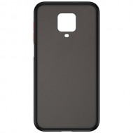 Силиконовая накладка для Xiaomi Redmi Note 9S/Pro Skin Feeling (Черная рамка) Силиконовая накладка для Xiaomi Redmi Note 9S/Pro Skin Feeling (Черная рамка)