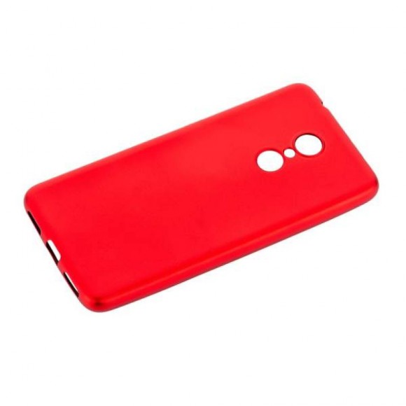 Силиконовая накладка для Xiaomi redmi 5 (Красная)