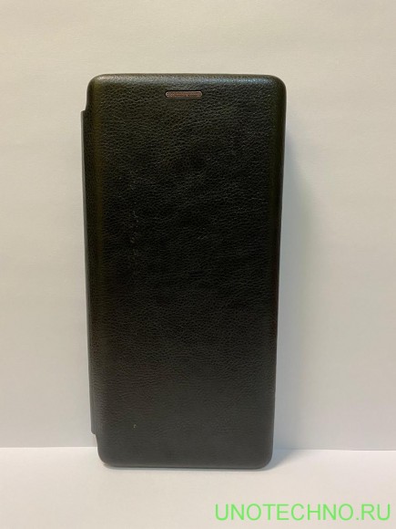 Чехол книжка для Xiaomi Mi Note 10 черная