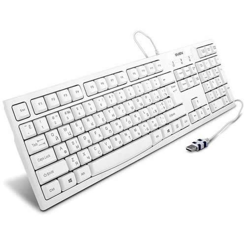 Клавиатура SVEN KB-S300 USB White (Белый) EAC Клавиатура SVEN KB-S300 USB White (Белый) EAC