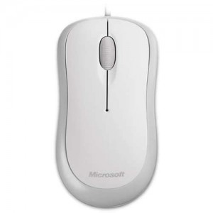 Проводная мышь Microsoft Basic Mouse PS2/USB оптическая (4YH-00008) White (Белая)  (10284)