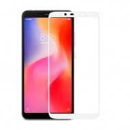 Защитное стекло для Xiaomi Redmi 6 2D Белое