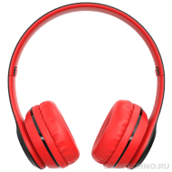 Беспроводные накладные наушники Borofone BO4 Charming Rhyme Black/Red (Черный/Красный)
