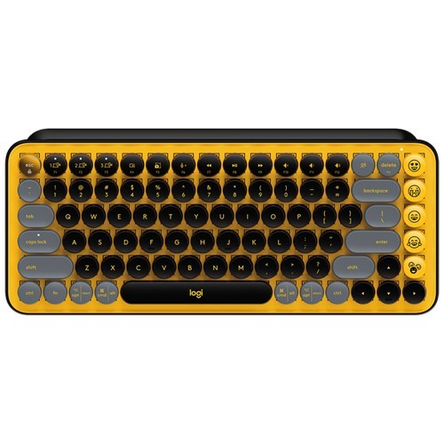 Клавиатура Logitech Wireless Keyboard POP Keys Blast Yellow (Черный/Желтый) 920-010716 EAC