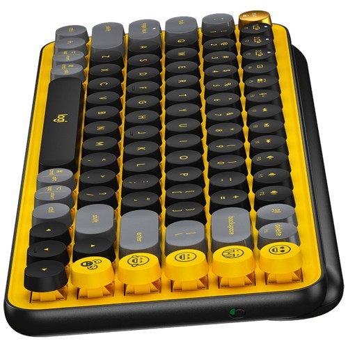Клавиатура Logitech Wireless Keyboard POP Keys Blast Yellow (Черный/Желтый) 920-010716 EAC