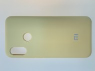 Силиконовая накладка с логотипом Mi для Xiaomi Mi A2 lite/6 pro (золотая)