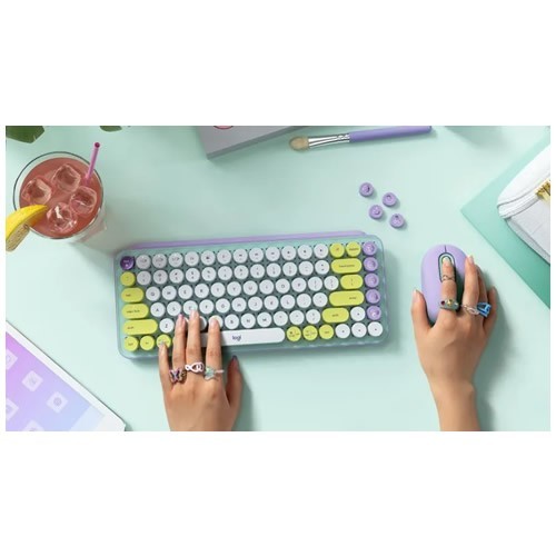 Клавиатура Logitech Wireless Keyboard POP Keys Daydream Mint (Белый/Мятный) 920-010717 EAC Клавиатура Logitech Wireless Keyboard POP Keys Daydream Mint (Белый/Мятный) 920-010717 EAC