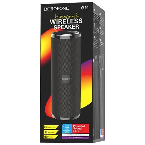 Беспроводная портативная колонка Borofone BR1 Beyond Black (Черный)