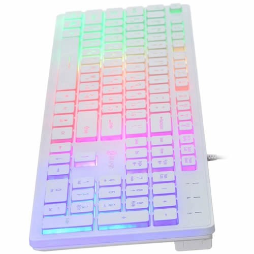 Клавиатура Oklick 550ML Slim Multimedia LED USB White (Белая) Клавиатура Oklick 550ML Slim Multimedia LED USB White (Белая)