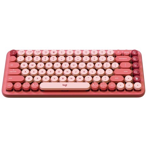 Клавиатура Logitech Wireless Keyboard POP Keys Heartbreaker Rose (Красный/Розовый) 920-010718 EAC Клавиатура Logitech Wireless Keyboard POP Keys Heartbreaker Rose (Красный/Розовый) 920-010718 EAC