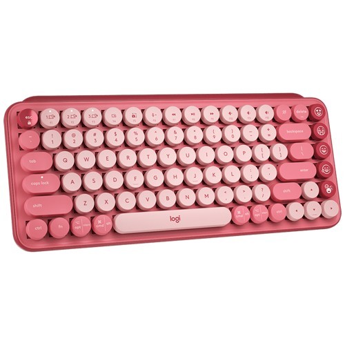 Клавиатура Logitech Wireless Keyboard POP Keys Heartbreaker Rose (Красный/Розовый) 920-010718 EAC Клавиатура Logitech Wireless Keyboard POP Keys Heartbreaker Rose (Красный/Розовый) 920-010718 EAC