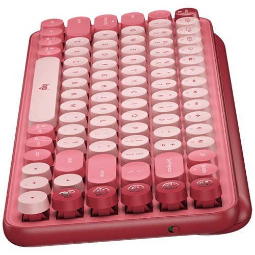 Клавиатура Logitech Wireless Keyboard POP Keys Heartbreaker Rose (Красный/Розовый) 920-010718 EAC Клавиатура Logitech Wireless Keyboard POP Keys Heartbreaker Rose (Красный/Розовый) 920-010718 EAC
