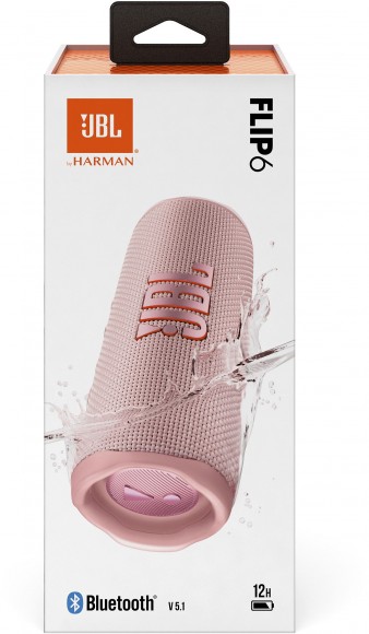 Портативная акустика JBL Flip 6 Pink (Розовый) EAC