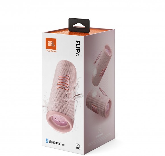 Портативная акустика JBL Flip 6 Pink (Розовый) EAC