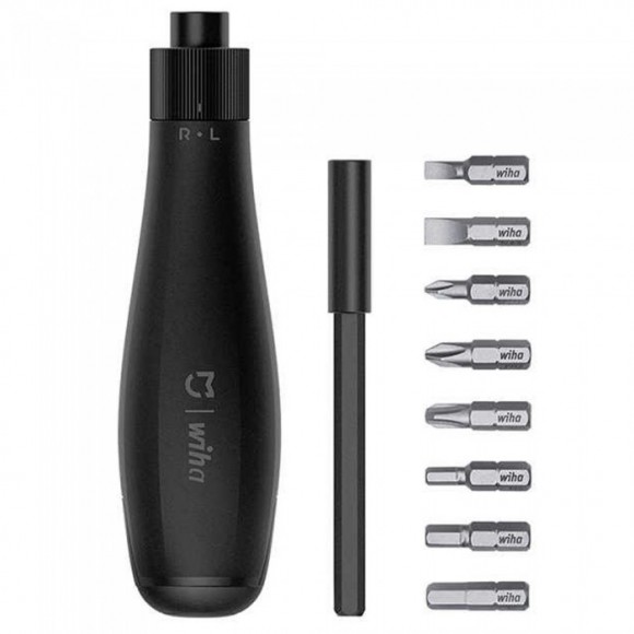 Реверсивная отвертка Mijia wiha8 Ratcheting Screwdriver 8-in-1 Black Реверсивная отвертка Mijia wiha8 Ratcheting Screwdriver 8-in-1 Black