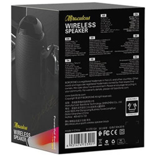 Портативная акустика Borofone BR6 Miraculous Black (Черный) Портативная акустика Borofone BR6 Miraculous Black (Черный)
