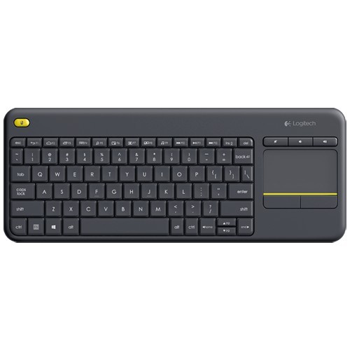 Беспроводная клавиатура Logitech K400 Plus Wireless Touch Keyboard USB Black (Черный) EAC