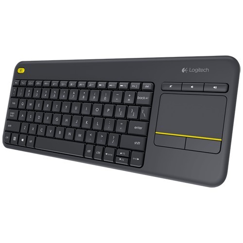 Беспроводная клавиатура Logitech K400 Plus Wireless Touch Keyboard USB Black (Черный) EAC Беспроводная клавиатура Logitech K400 Plus Wireless Touch Keyboard USB Black (Черный) EAC