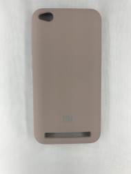 Чехол накладка с логотипом Mi для Xiaomi redmi 5A Серая