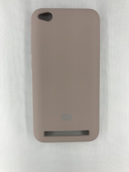 Чехол накладка с логотипом Mi для Xiaomi redmi 5A Серая