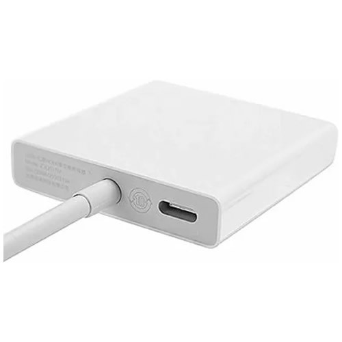 Адаптер-хаб Mi USB Type-C to HDMI and Gigabit Ethernet Multi-Adapter White (Белый) Адаптер-хаб Mi USB Type-C to HDMI and Gigabit Ethernet Multi-Adapter White (Белый)