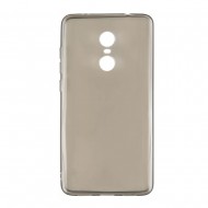 Силиконовая накладка для xiaomi redmi 5 темно-прозрачная