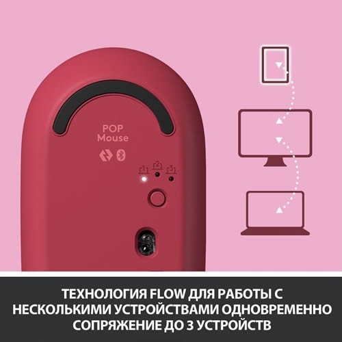 Беспроводная мышь Logitech POP Mouse Heartbreaker Rose (Розовый) 910-006548 EAC Беспроводная мышь Logitech POP Mouse Heartbreaker Rose (Розовый) 910-006548 EAC