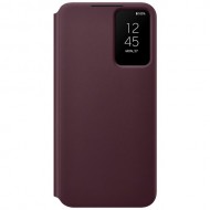 Чехол-книжка Samsung Clear View для Galaxy S22+ Бургунди (EF-ZS906CEEGRU) Чехол-книжка Samsung Clear View для Galaxy S22+ Бургунди (EF-ZS906CEEGRU)