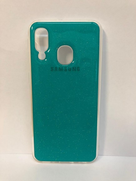 Силиконовая накладка для Samsung Galaxy A40 Цветная (Винил)