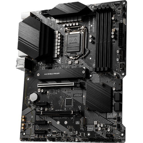 Материнская плата MSI Z490 LGA1200 DDR4 (Z490-A Pro) ATX, Ret EAC Материнская плата MSI Z490 LGA1200 DDR4 (Z490-A Pro) ATX, Ret EAC