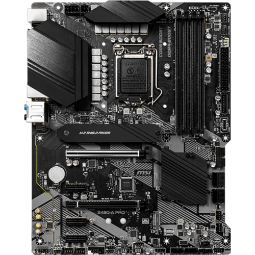 Материнская плата MSI Z490 LGA1200 DDR4 (Z490-A Pro) ATX, Ret EAC Материнская плата MSI Z490 LGA1200 DDR4 (Z490-A Pro) ATX, Ret EAC