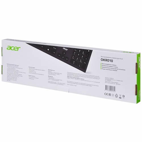 Беспроводная клавиатура Acer OKR010 USB Black (Черная) Беспроводная клавиатура Acer OKR010 USB Black (Черная)