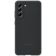 Клип-кейс Samsung Silicone для Galaxy S21 FE темно-серый (EF-PG990TBEGRU) Клип-кейс Samsung Silicone для Galaxy S21 FE темно-серый (EF-PG990TBEGRU)