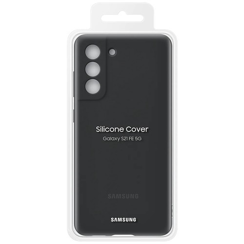 Клип-кейс Samsung Silicone для Galaxy S21 FE темно-серый (EF-PG990TBEGRU) Клип-кейс Samsung Silicone для Galaxy S21 FE темно-серый (EF-PG990TBEGRU)