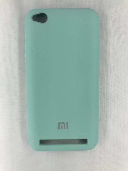 Чехол накладка с логотипом Mi для Xiaomi redmi 5A Бирюзовая