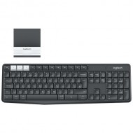 Беспроводная клавиатура Logitech K375S Multi-Device Wireless Keyboard and Stand Combo USB Graphite (Графитовая) EAC Беспроводная клавиатура Logitech K375S Multi-Device Wireless Keyboard and Stand Combo USB Graphite (Графитовая) EAC